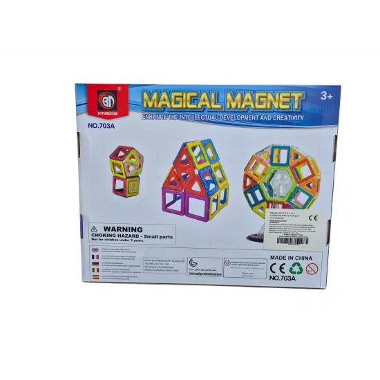 Магнитные блоки - блоки, магнитный конструктор 52 шт., Magical Magnet KX9681
