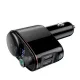 Baseus FM transmitter for car 2x USB, Bluetooth - Black