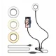 Riņķa lampa ar LED apgaismojumu, Blitzwolf BW-SL6 Selfie lamp