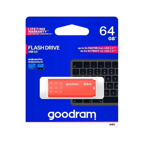 USB atmiņas karte 64GB USB 3.0 Goodram UME30640O0R11