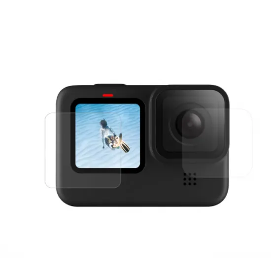 Защитное стекло для GoPro Hero 9/Hero 10/Hero 11/Hero 12, экран, объектив, Telesin GP-FLM-901, 6972860171357