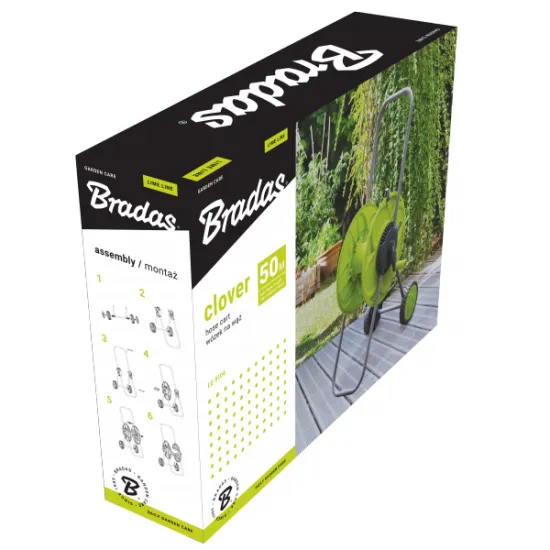 Катушка на колесах для шланга 1/2", до 45 м, Bradas 698802