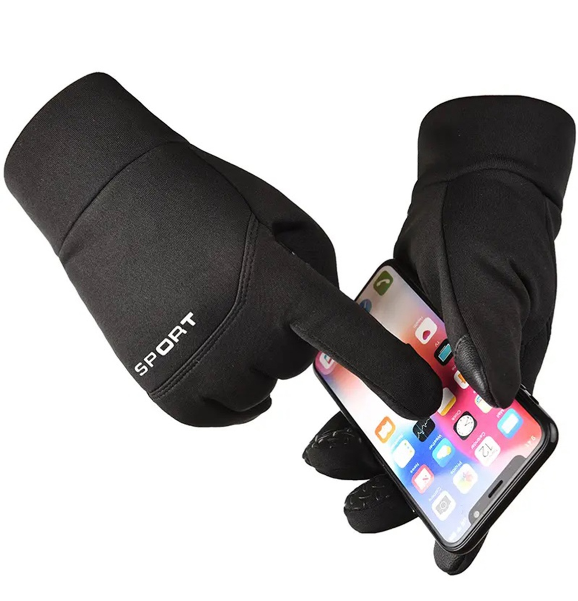 Sporta cimdi, XL Smart Touch, melniBQ69